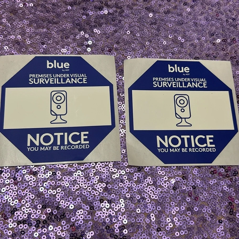 ADT Camera Window Stickers - Picture 1 of 1